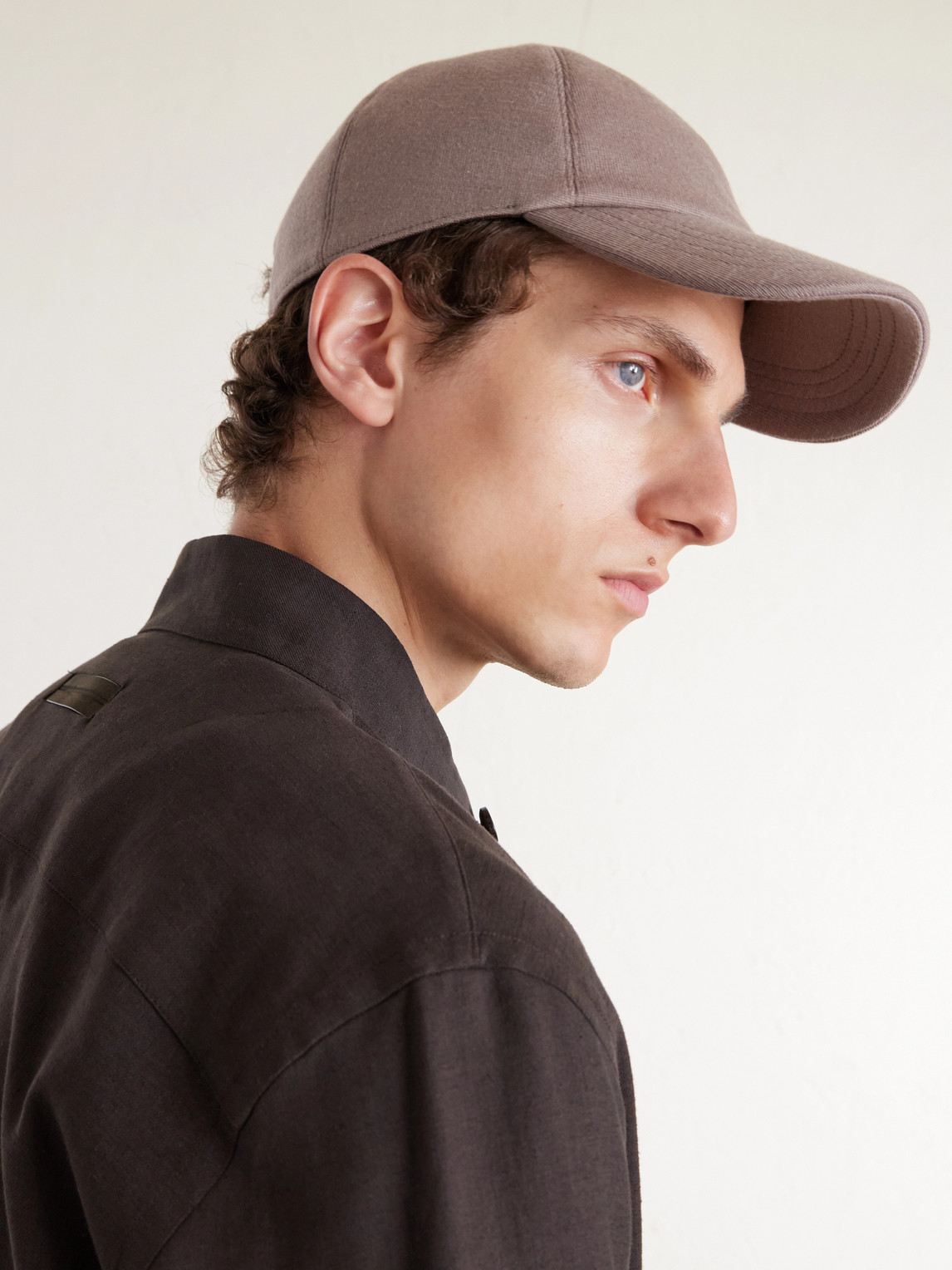 Slowear Zanone Flexwool Wool-blend Cap In Neutrals