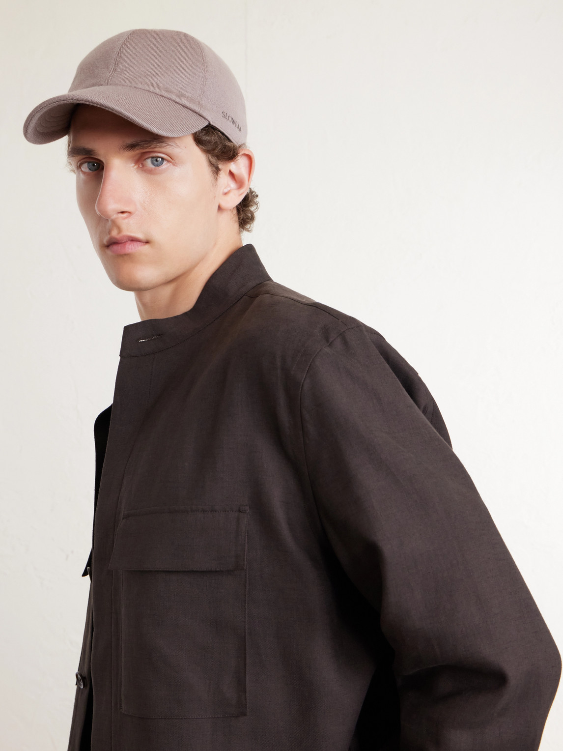 Slowear Zanone Flexwool Wool-blend Cap In Neutrals