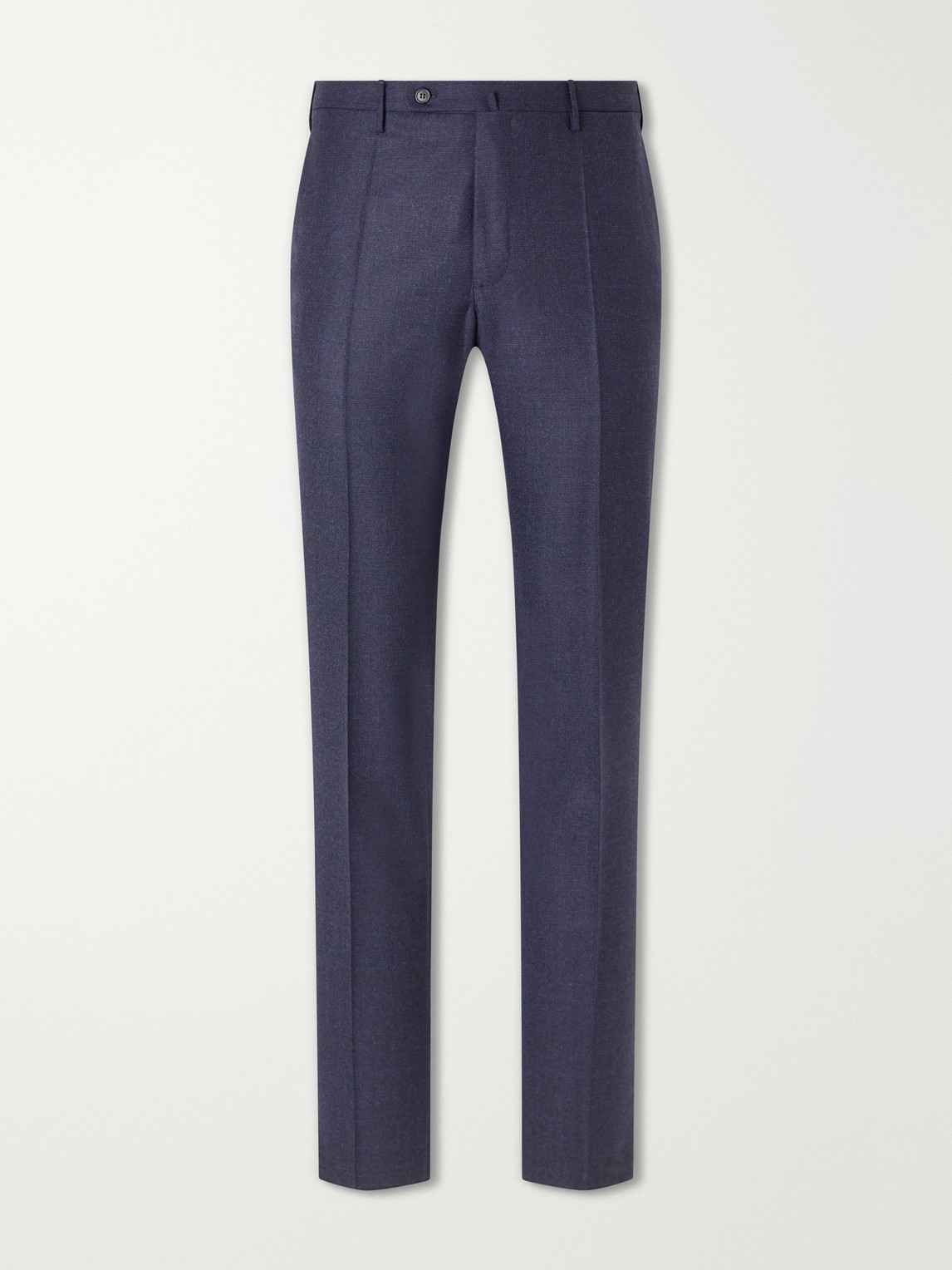 Slowear Straight-leg Wool And Cashmere-blend Trousers In Blue