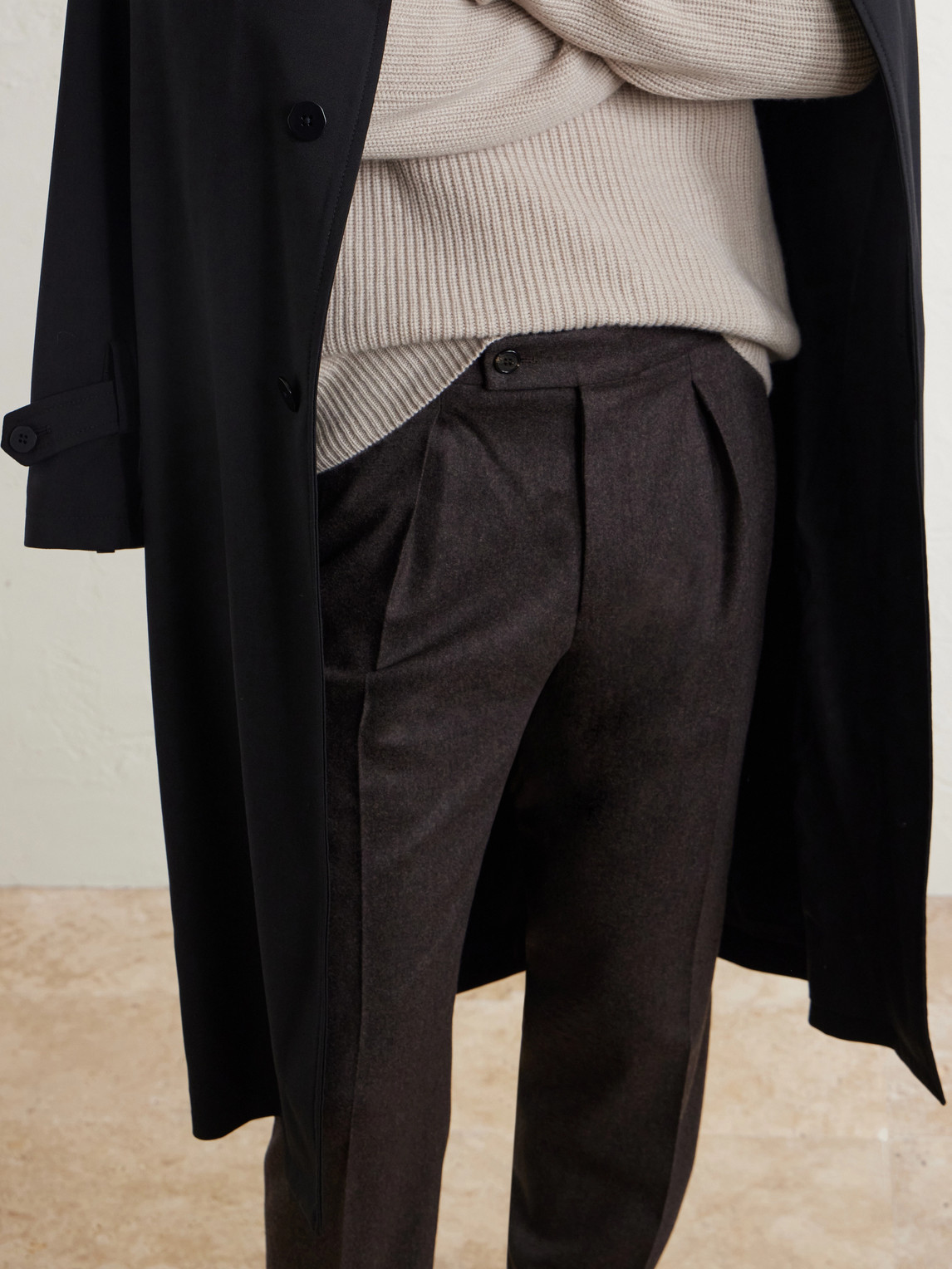 Slowear Tapered Pleated Wool and Cashmere-Blend Suit Trousers - Men | Thumbnail 5 Slowear Tapered Pleated Wool and Cashmere-Blend Suit Trousers - Men | Thumbnail 5