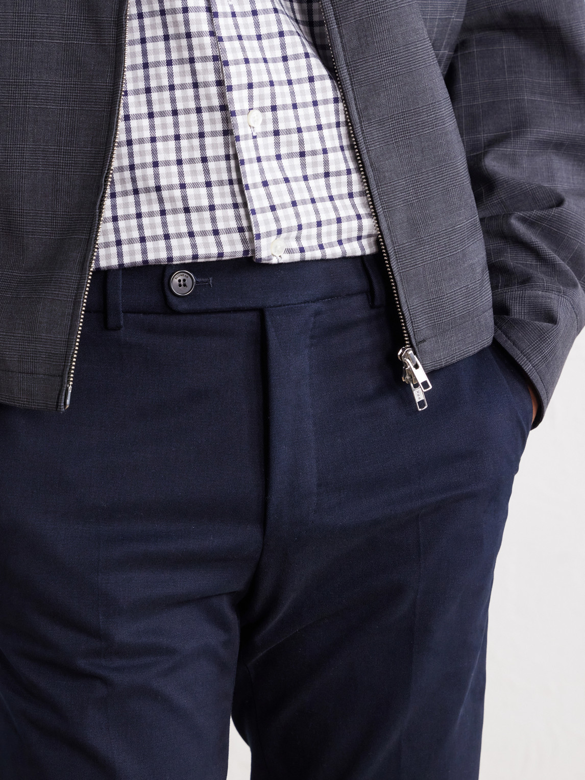 Incotex Tapered Cotton-Blend Twill Trousers