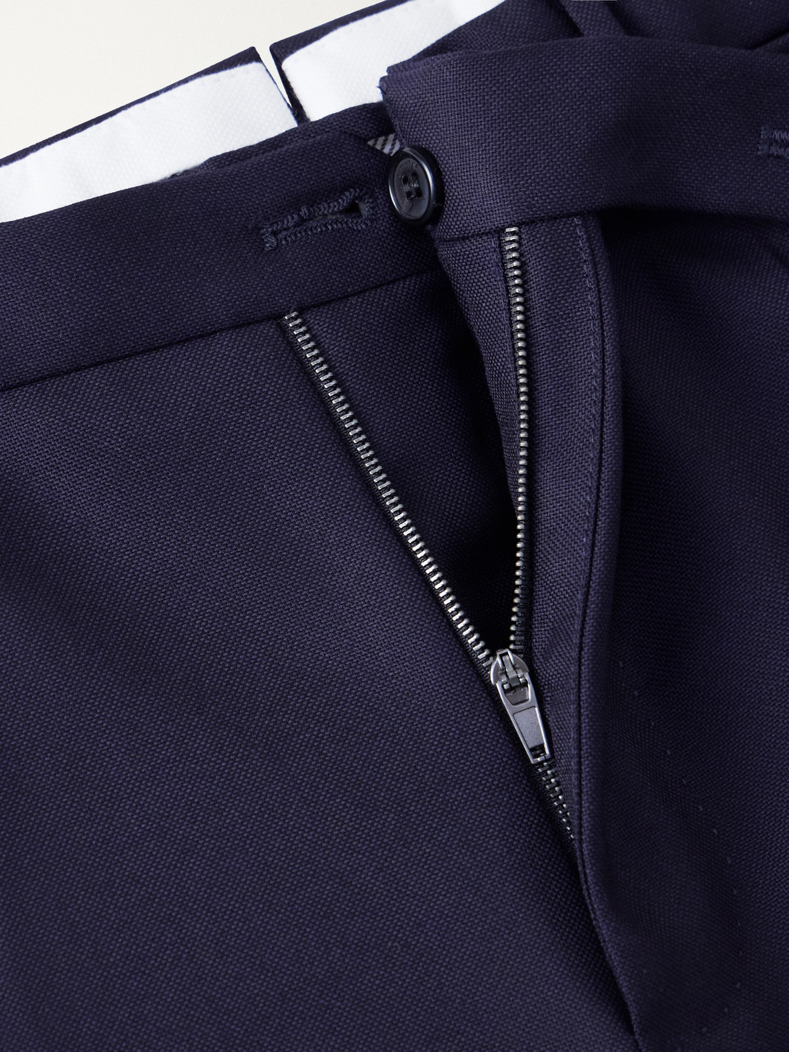 Incotex Tapered Cotton-Blend Twill Trousers