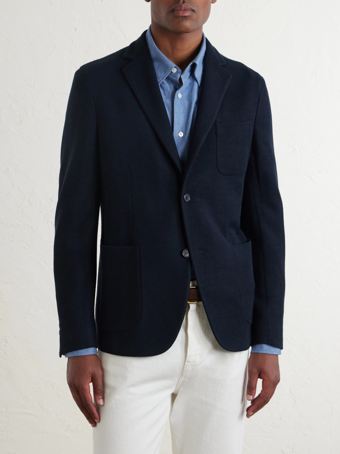 Slowear Wool-Blend Jersey Blazer - Men | Thumbnail 3 Slowear Wool-Blend Jersey Blazer - Men | Thumbnail 3