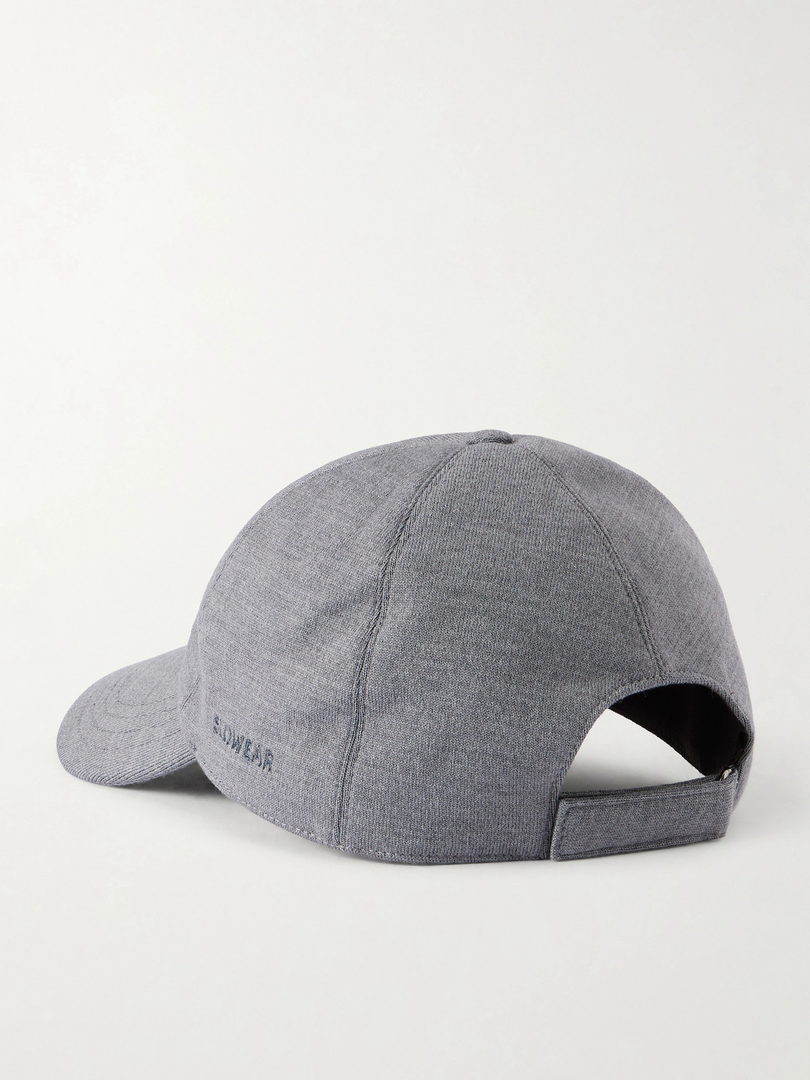 Slowear Zanone Flexwool Wool-blend Cap In Gray