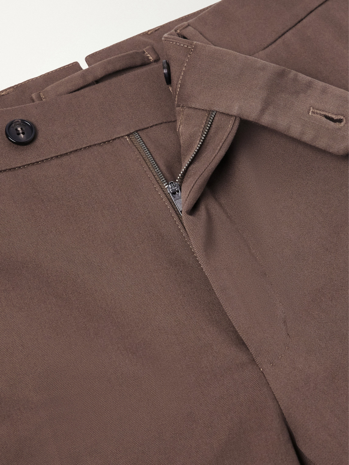 Incotex Tapered Stretch-Cotton Gabardine Suit Trousers