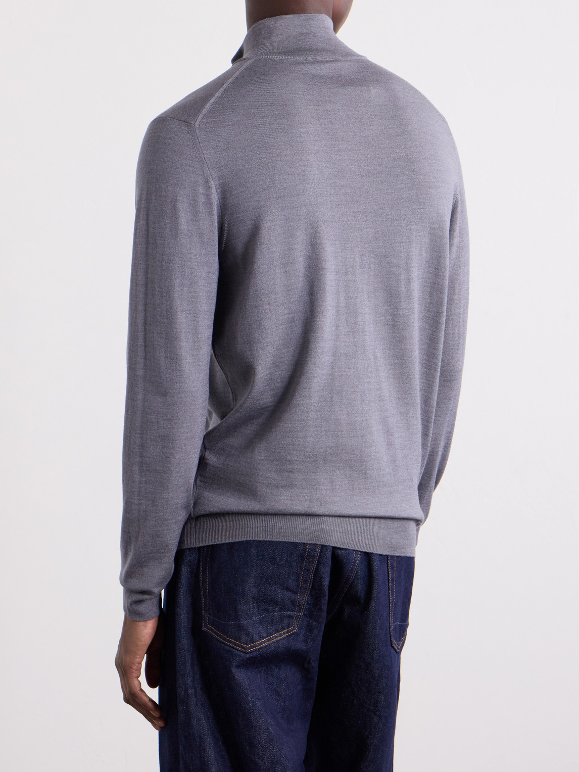 Zanone Flexwool Half-Zip Sweater