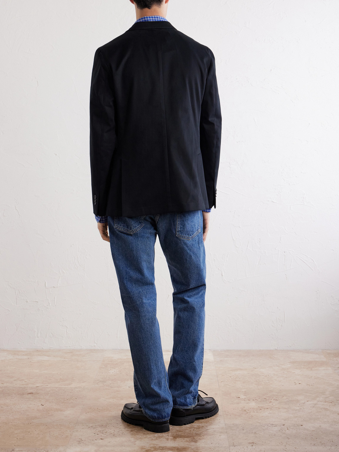 Incotex Stretch-Cotton Gabardine Suit Jacket