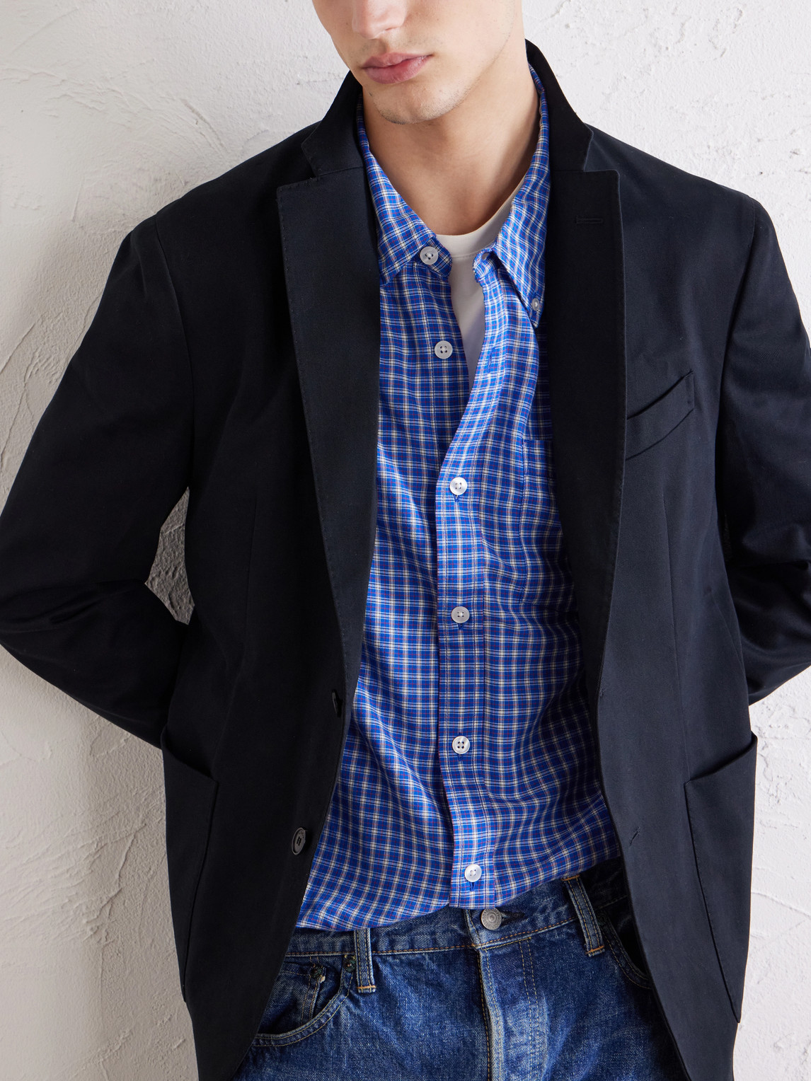 Incotex Stretch-Cotton Gabardine Suit Jacket