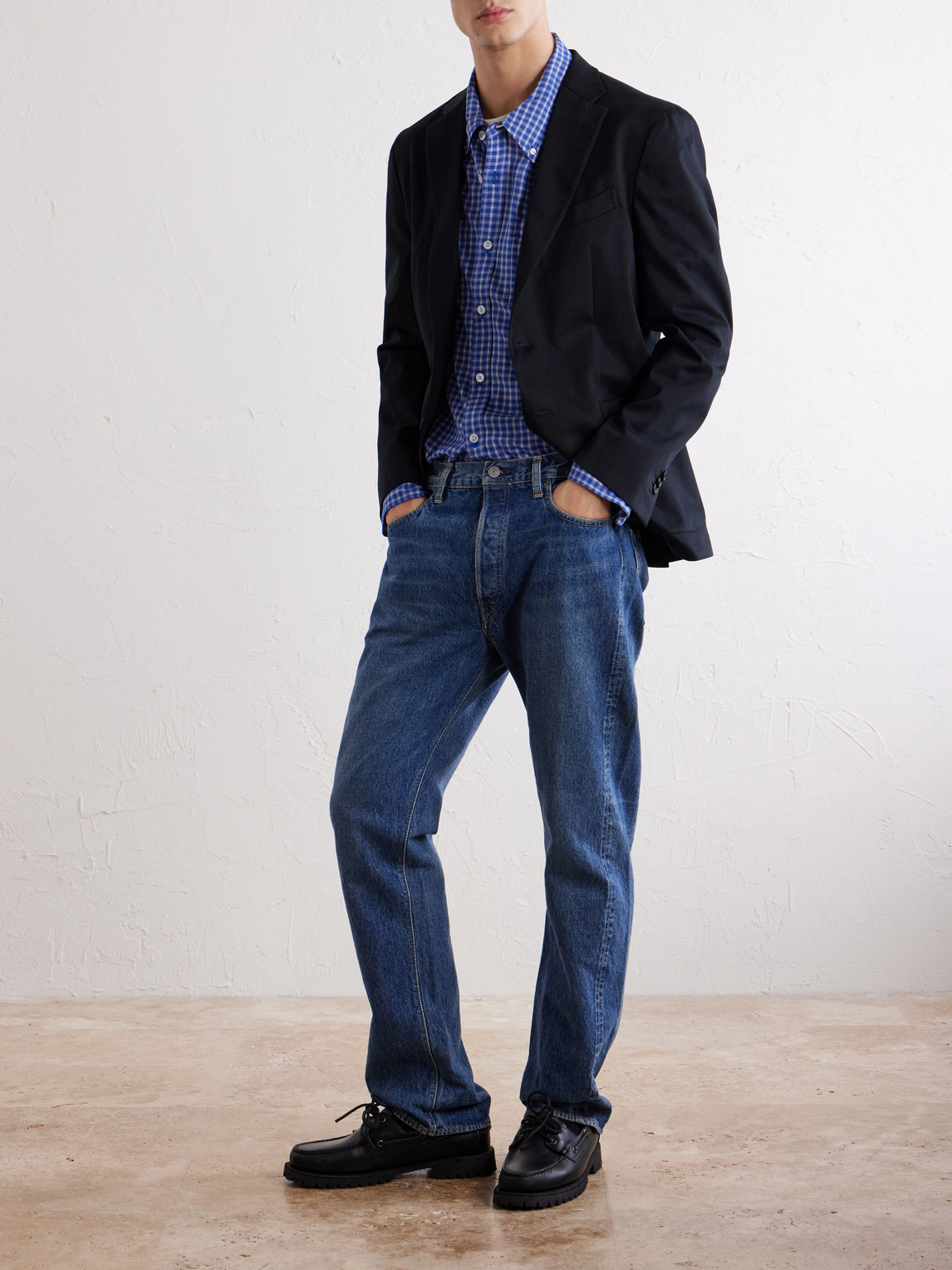 Incotex Stretch-Cotton Gabardine Suit Jacket