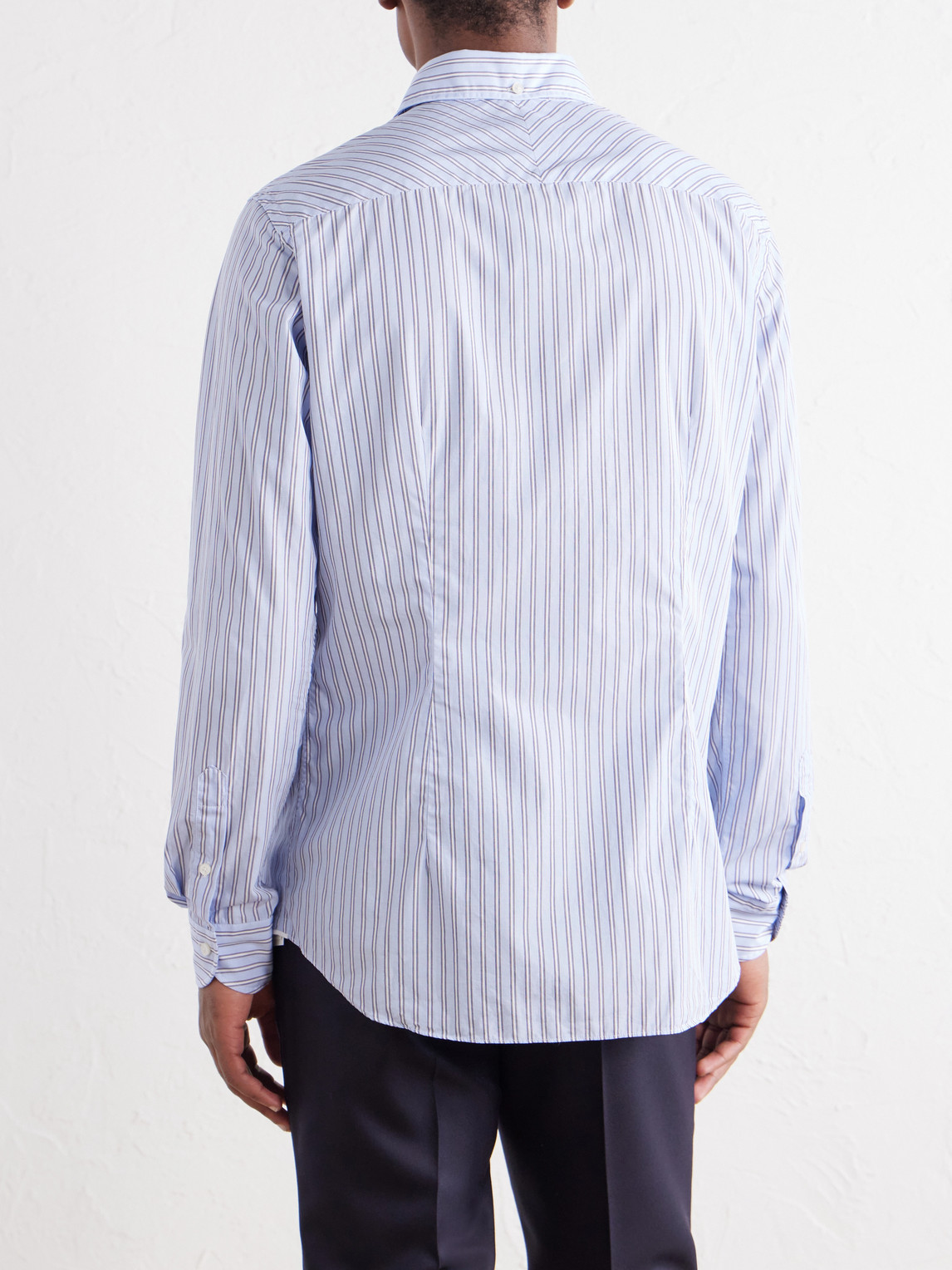 Glanshirt Striped Cotton-Poplin Shirt