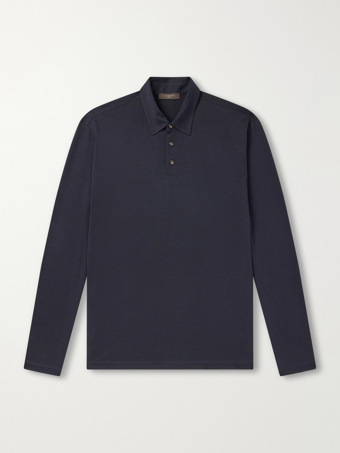 Slowear – Zanone Cotton and Silk-Blend Jersey Polo Shirt