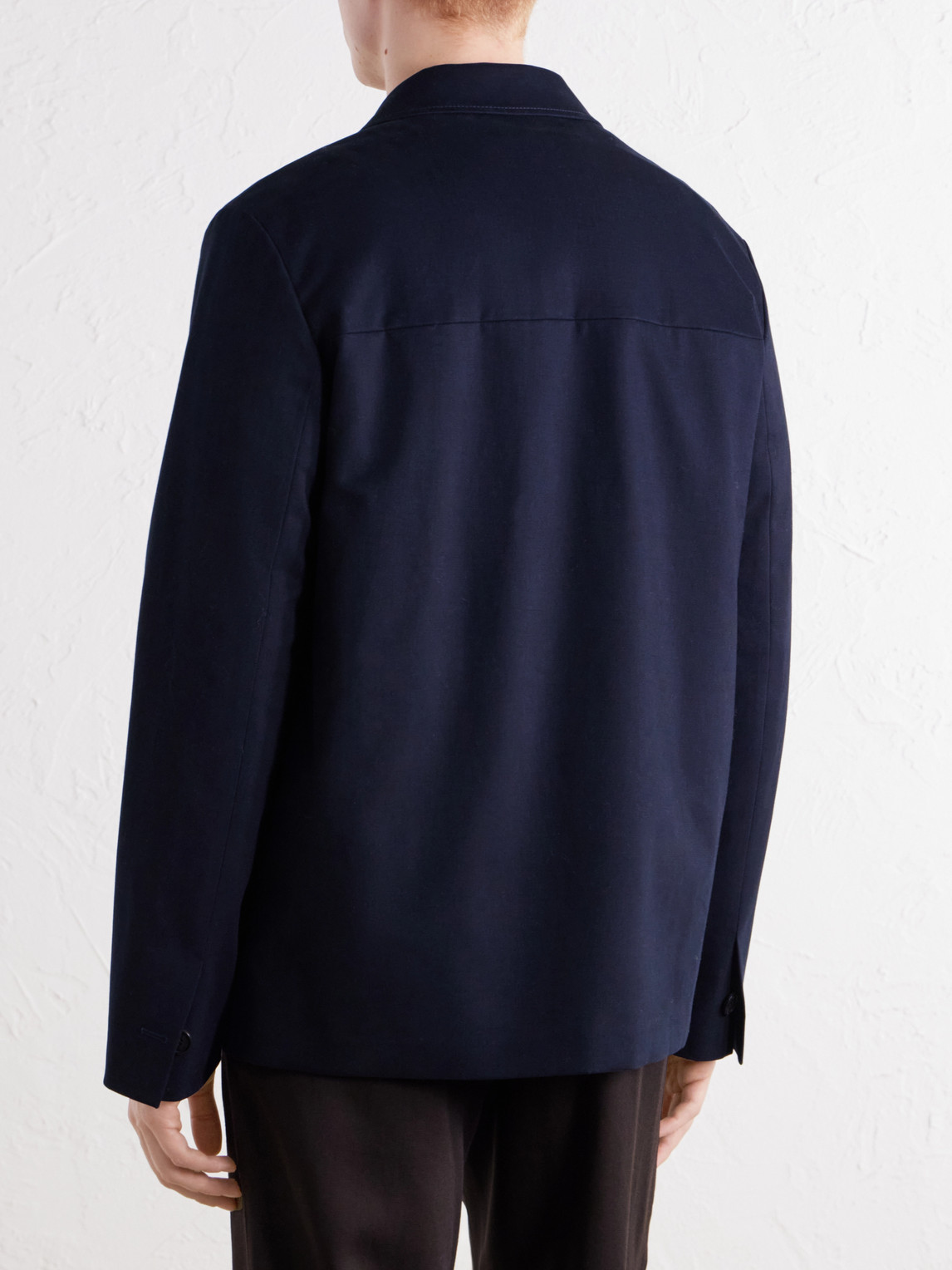 Cotton And Cashmere-Blend Gabardine Blouson Jacket