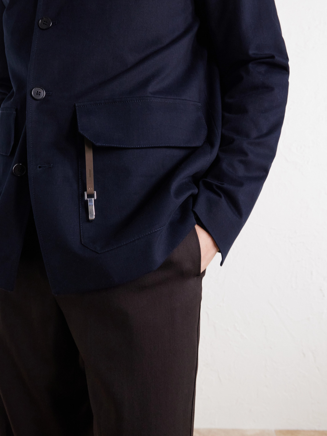 Cotton And Cashmere-Blend Gabardine Blouson Jacket