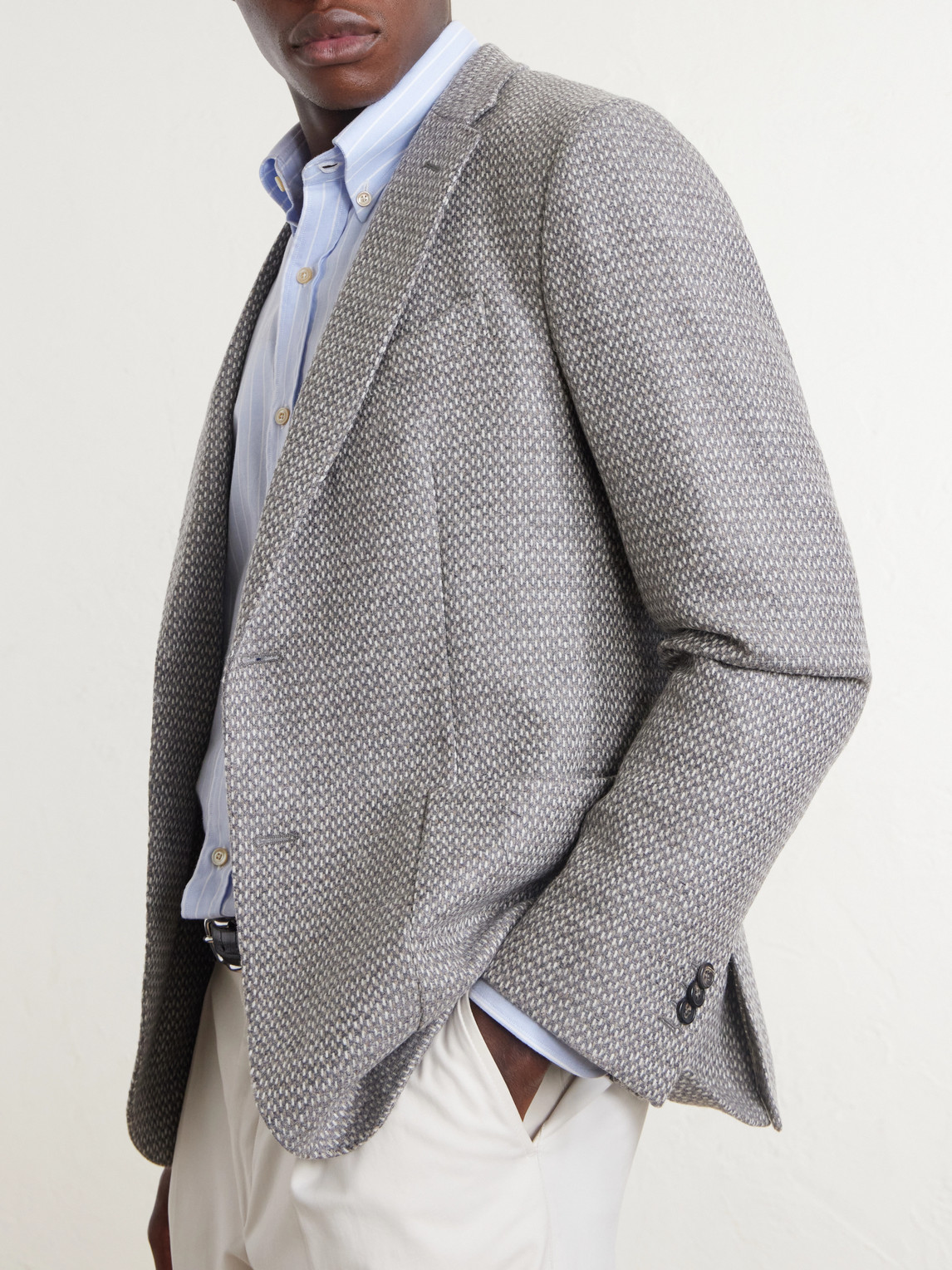 Incotex Wool And Cashmere-Blend Blazer