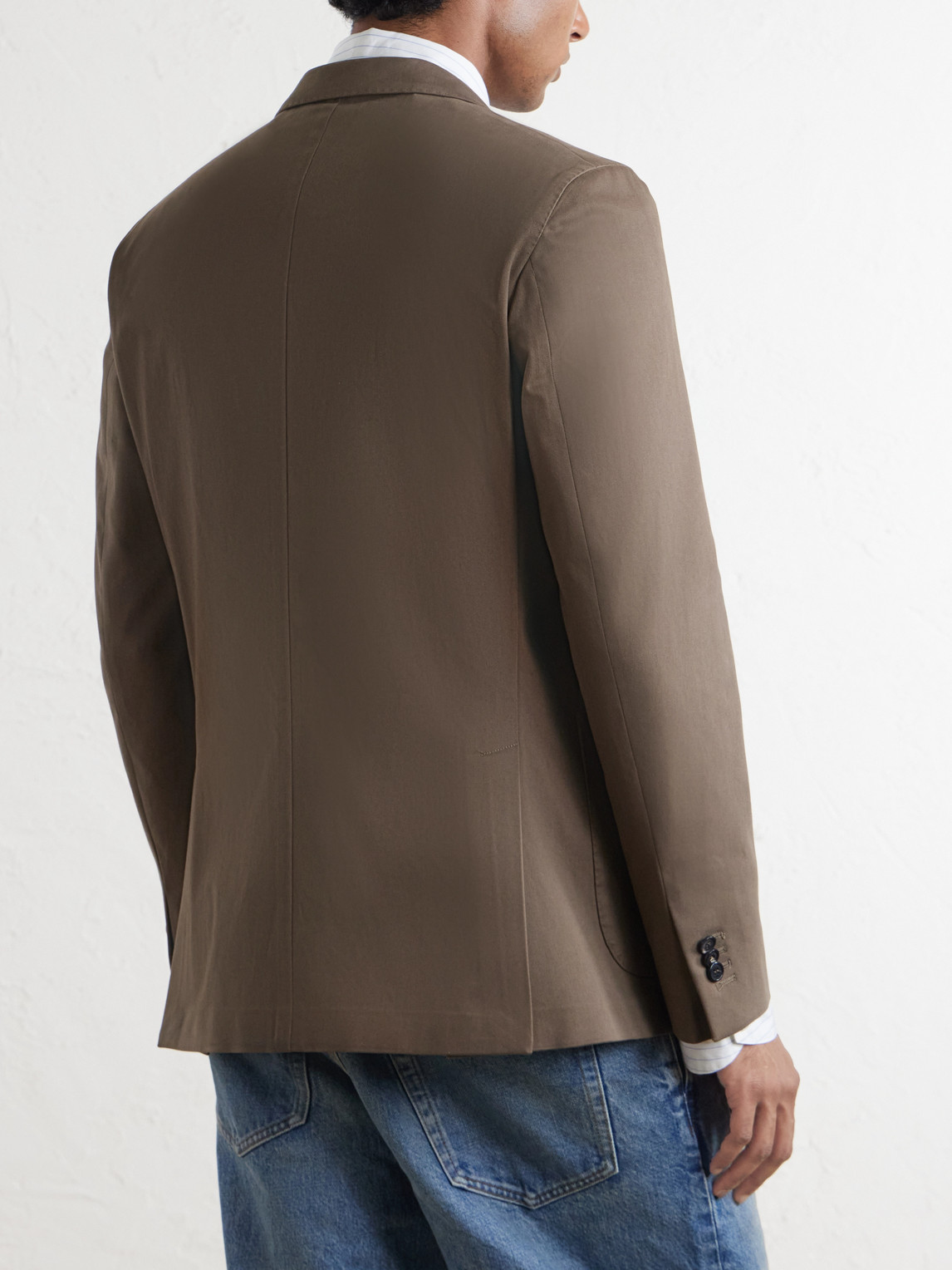 Slowear Stretch-Cotton Gabardine Blazer - Men | Thumbnail 4 Slowear Stretch-Cotton Gabardine Blazer - Men | Thumbnail 4