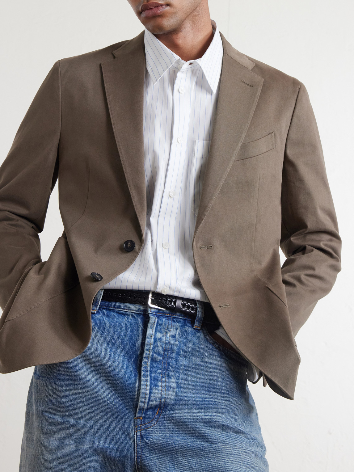 Slowear Stretch-Cotton Gabardine Blazer - Men | Thumbnail 5 Slowear Stretch-Cotton Gabardine Blazer - Men | Thumbnail 5