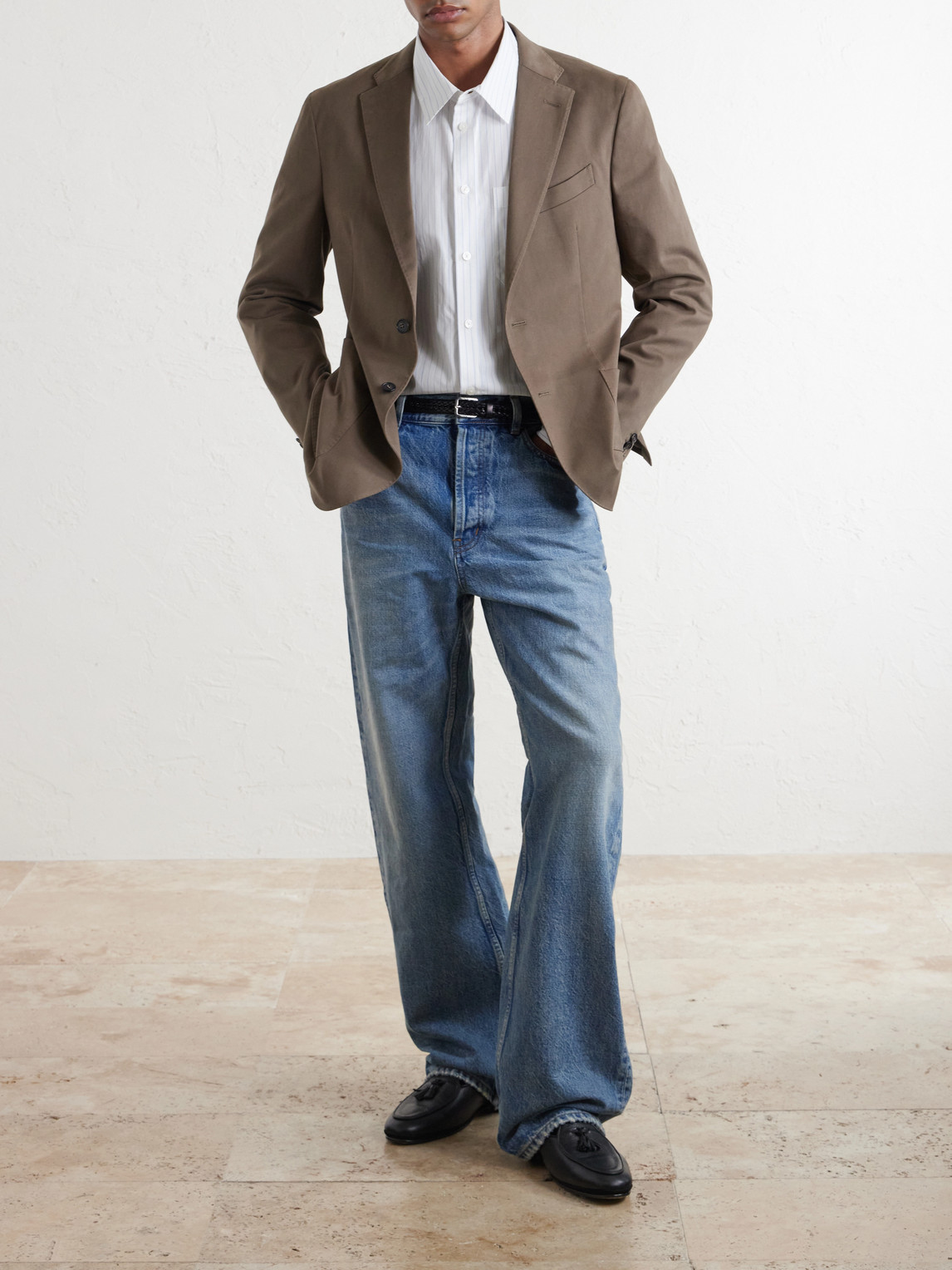 Slowear Stretch-Cotton Gabardine Blazer - Men | Thumbnail 2 Slowear Stretch-Cotton Gabardine Blazer - Men | Thumbnail 2
