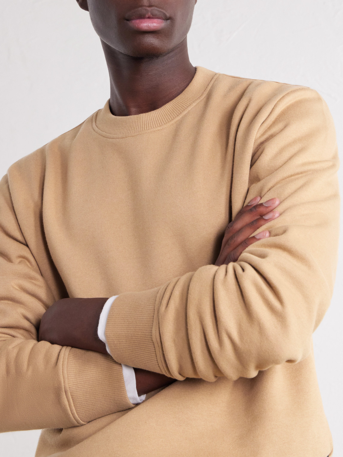 Zanone Cotton And Cashmere-Blend Jersey Sweatshirt