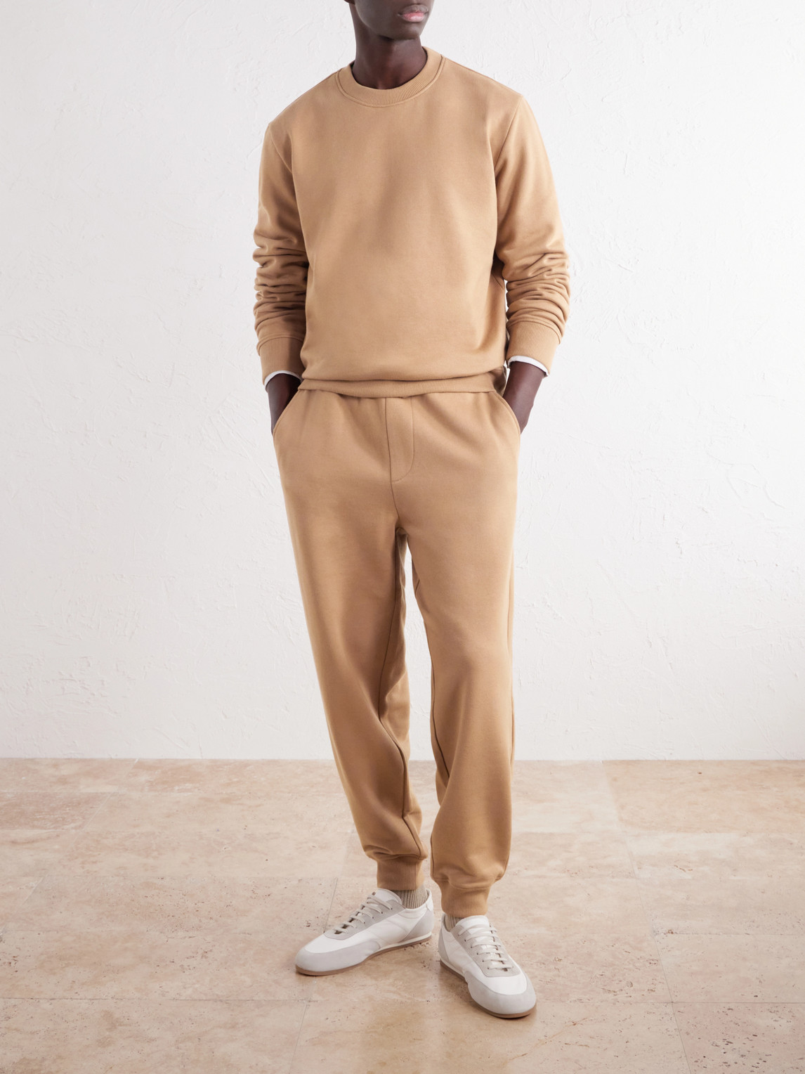Zanone Cotton And Cashmere-Blend Jersey Sweatshirt