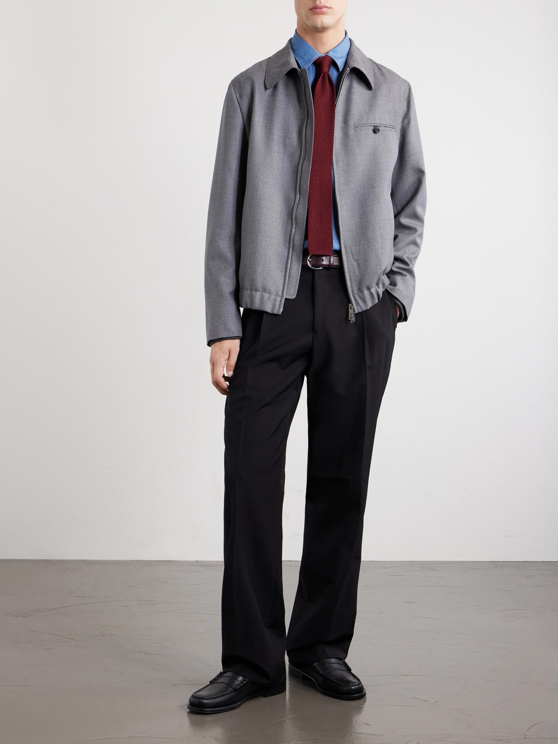 Montedoro Il Primo Wool-Canvas Bomber Jacket