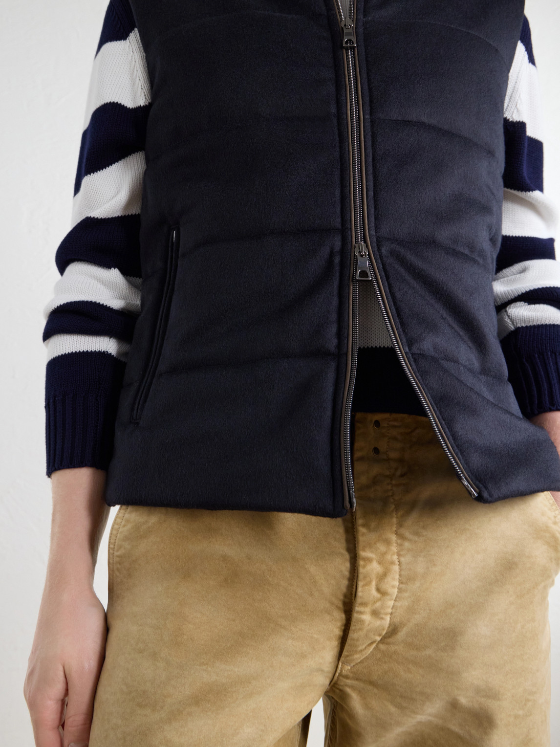 Belgravia Quilted Cashmere Gilet