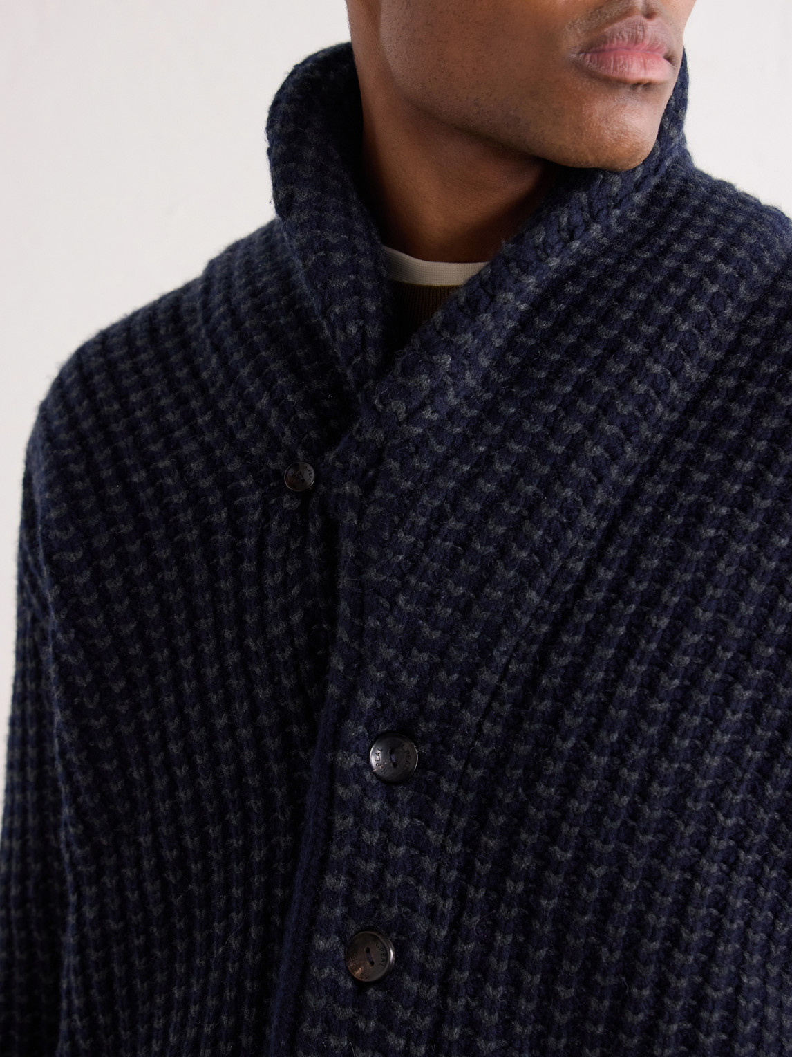 Kensington Shawl-Collar Cashmere Cardigan