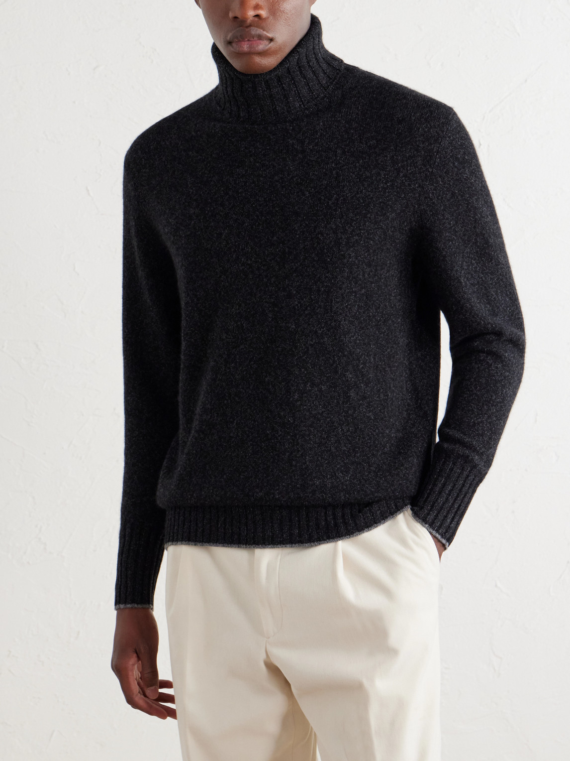 Brompton Cashmere Rollneck Sweater