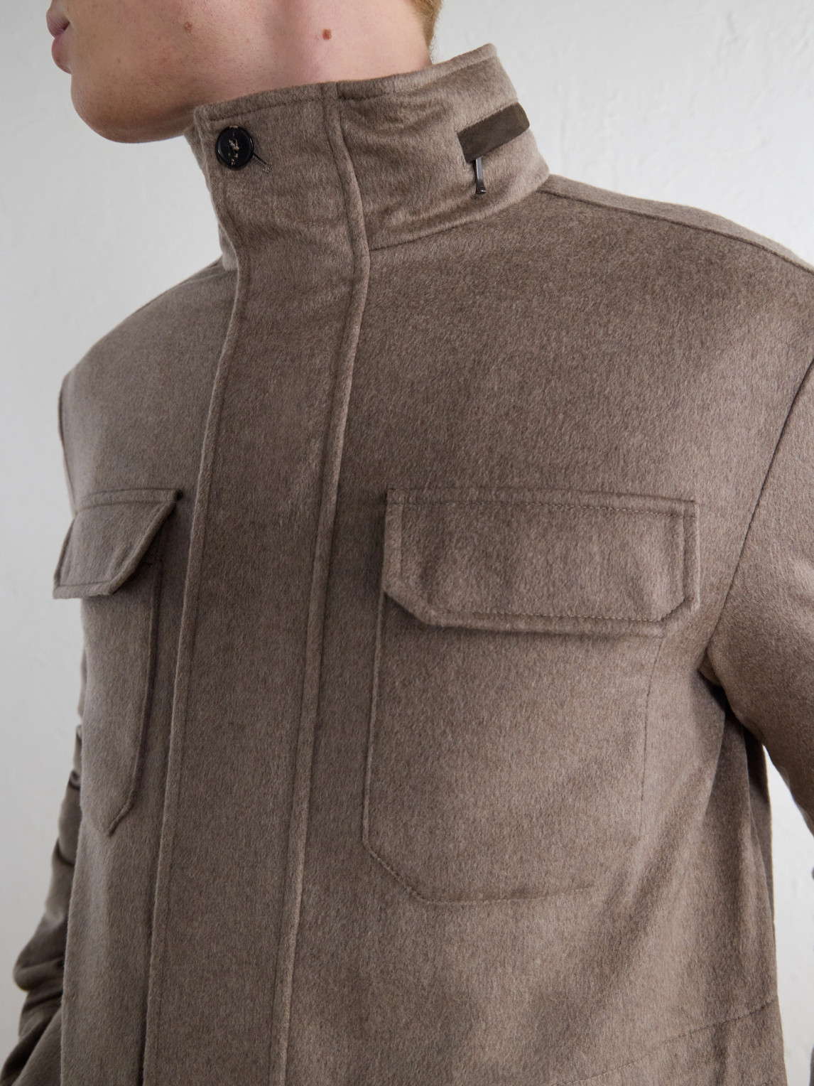 Vale Cashmere-Twill Jacket