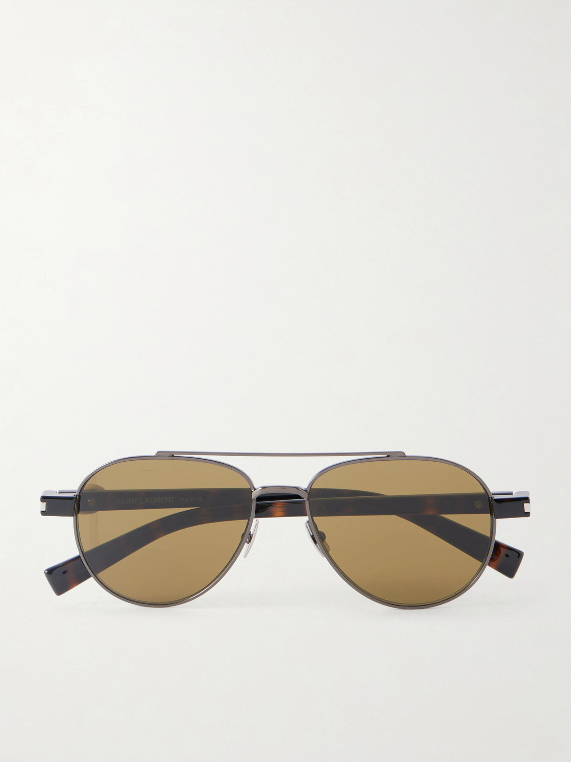 Saint Laurent Aviator-Style Black-Tone Sunglasses - Men