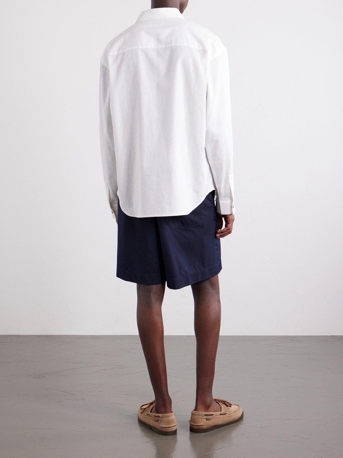 Cotton, Linen And Ramie-Blend Shirt
