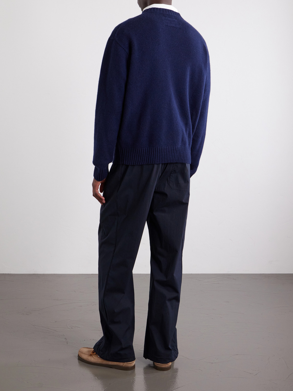 Logo-Embroidered Cashmere Sweater