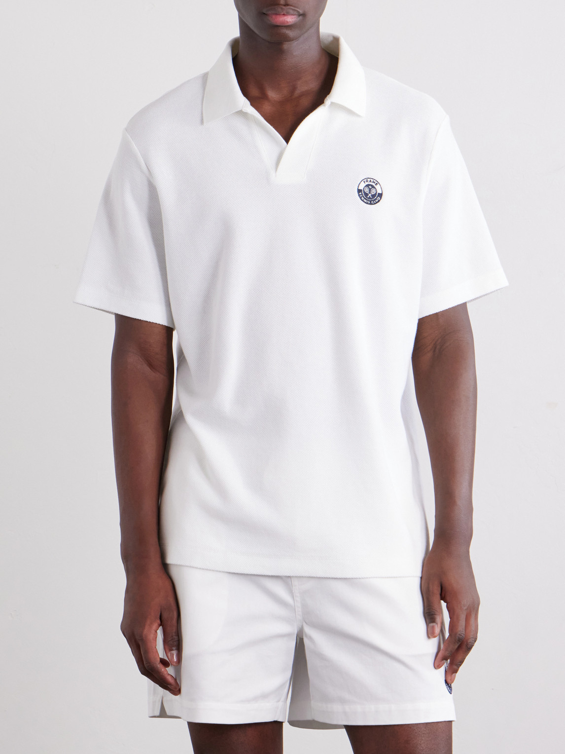 Logo-Embroidered Cotton-Piqué Polo Shirt