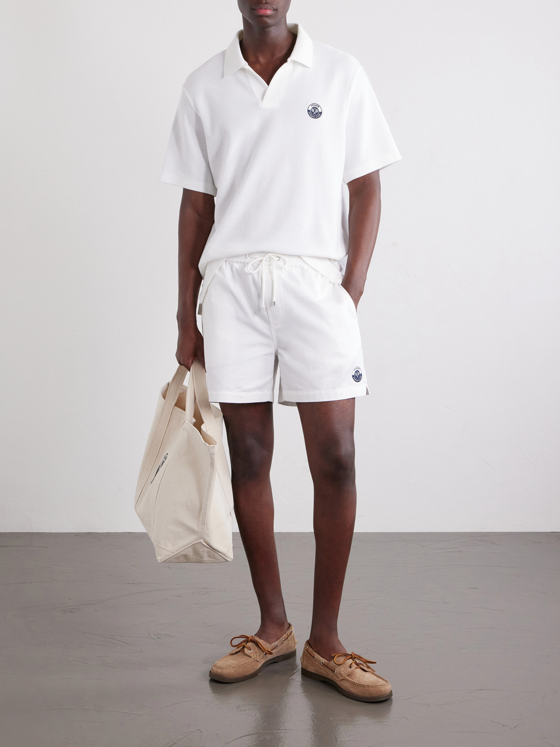 Logo-Embroidered Cotton-Piqué Polo Shirt