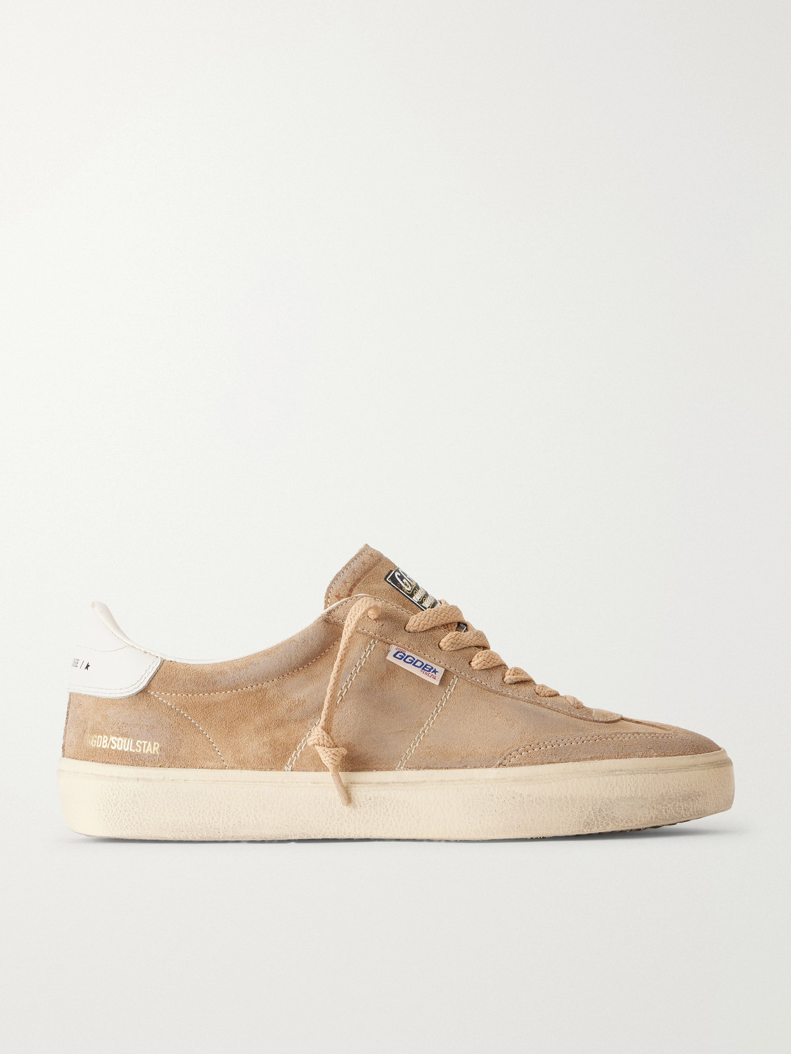 Golden Goose Super-Star Distressed Leather-Trimmed Suede Sneakers - Men | Thumbnail 6 Golden Goose Super-Star Distressed Leather-Trimmed Suede Sneakers - Men | Thumbnail 6