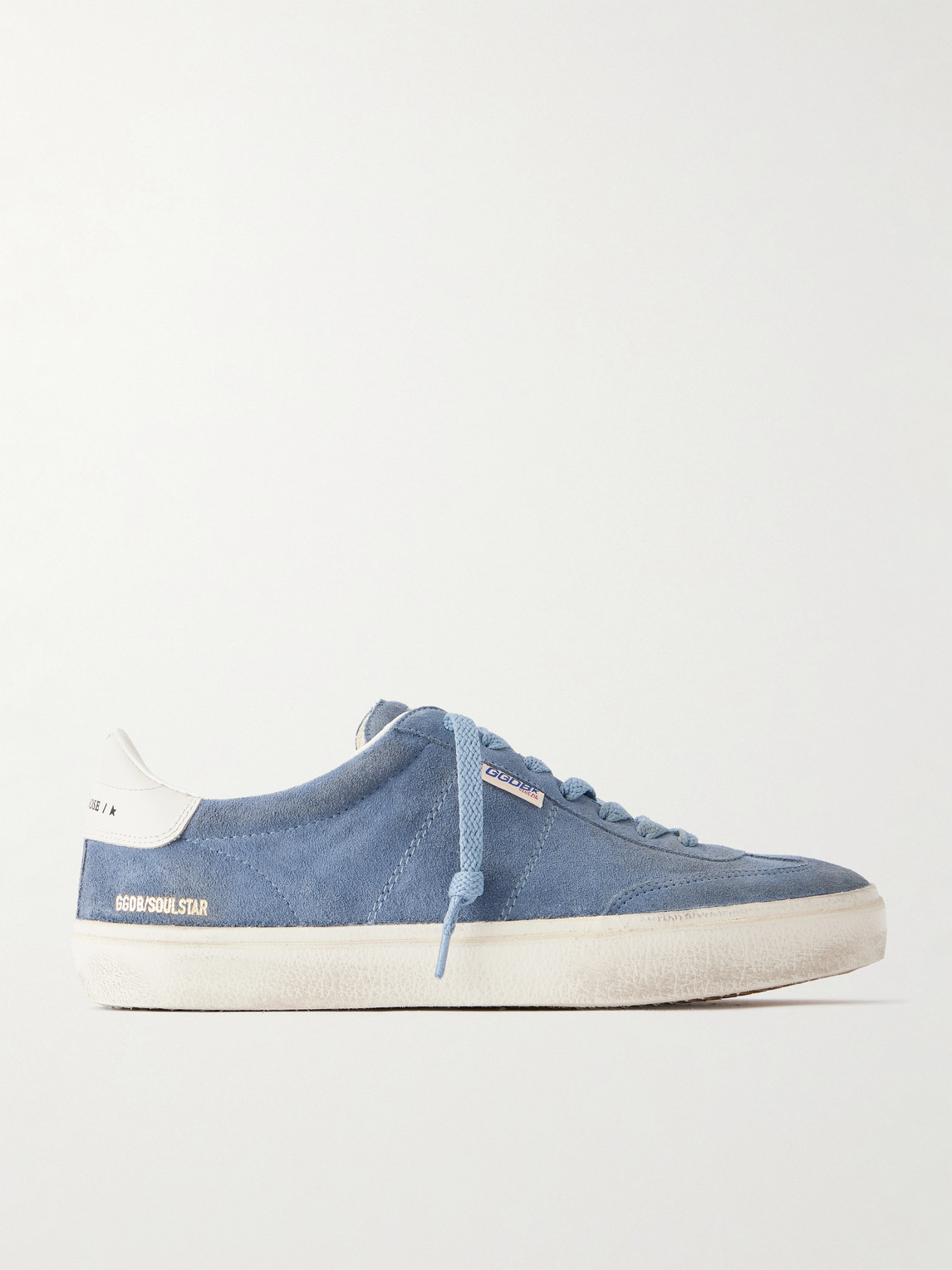 Golden Goose Soul Star Leather-Trimmed Suede Sneakers - Men | Thumbnail 6 Golden Goose Soul Star Leather-Trimmed Suede Sneakers - Men | Thumbnail 6