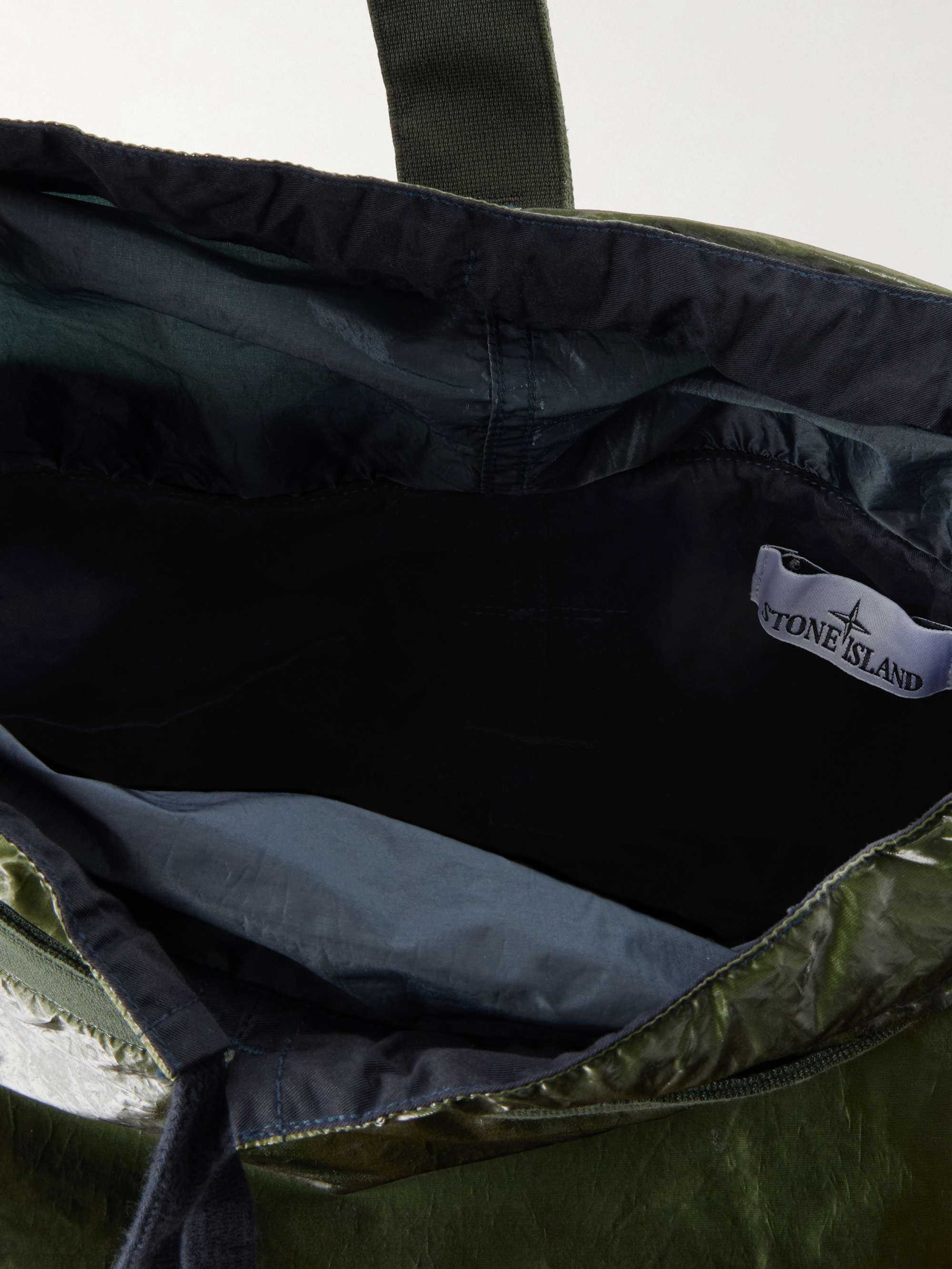 STONE ISLAND + New Balance Logo-Embellished Weekend Bag for Men