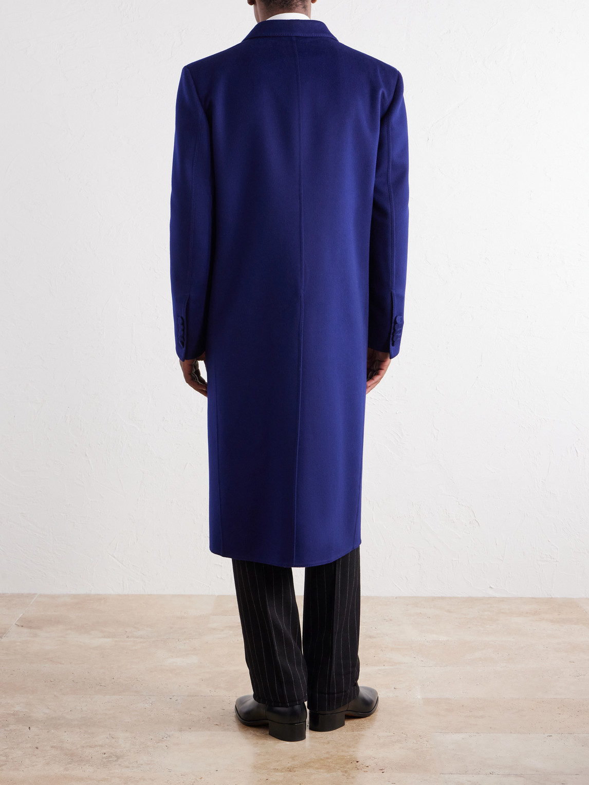 Double-Breasted Brushed Wool And Cashmere-Blend Felt Coat