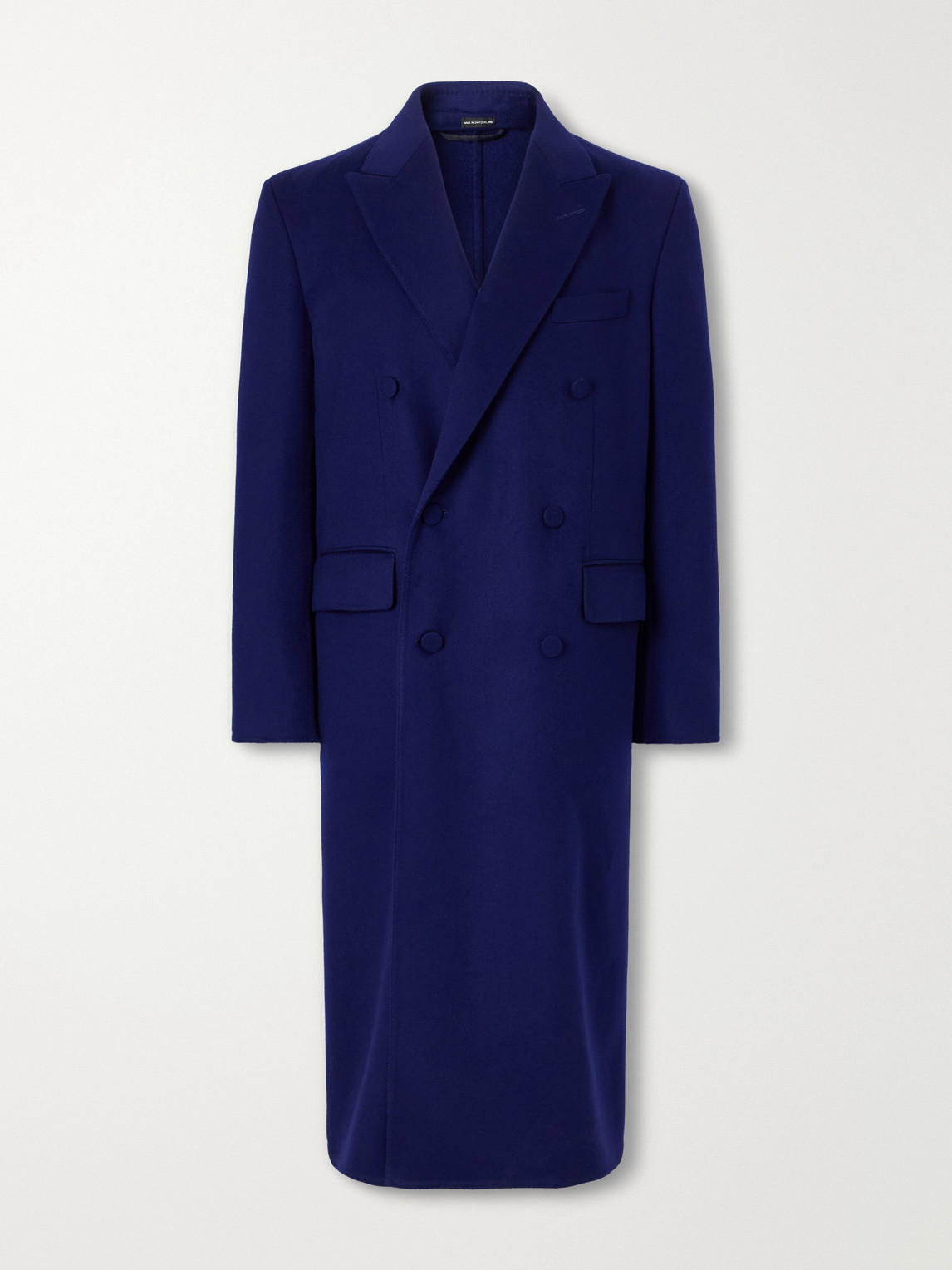 Double-Breasted Brushed Wool And Cashmere-Blend Felt Coat