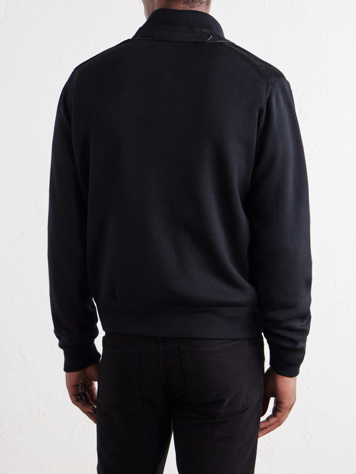 And Milano Stitch Wool Bomber Jacket