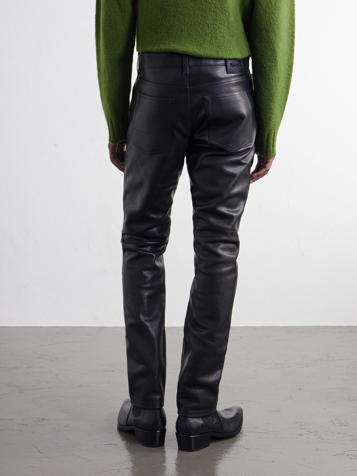 Leather Trousers Slim-Fit