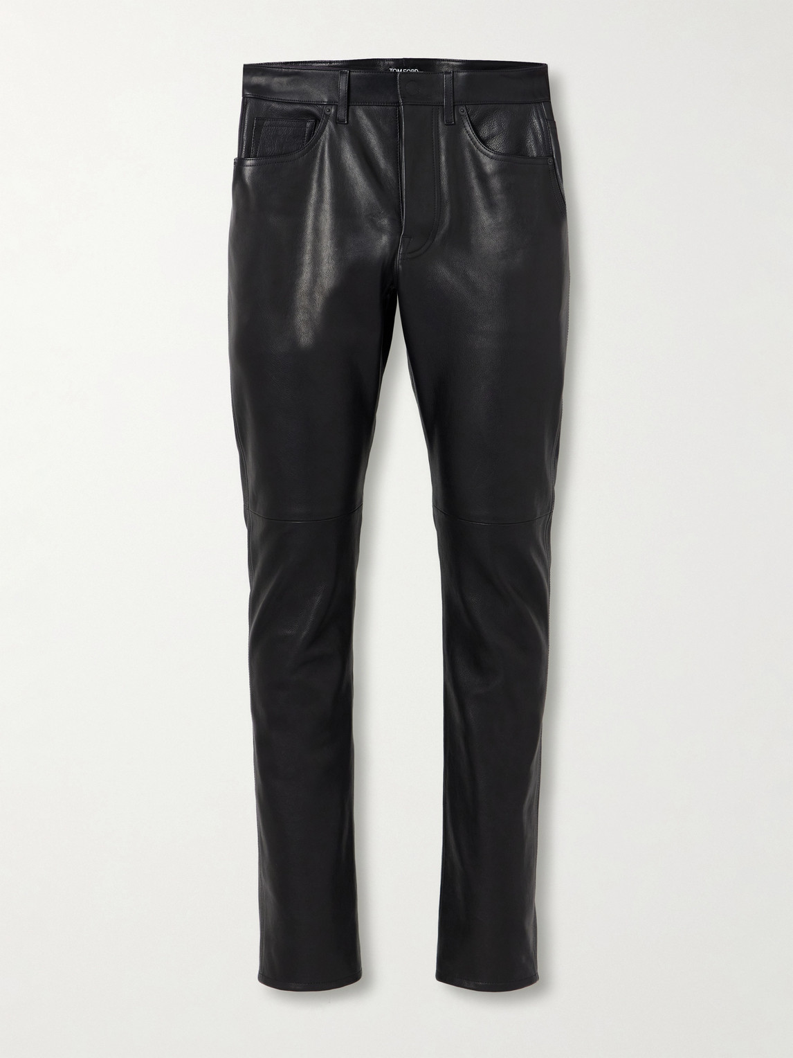 Leather Trousers Slim-Fit