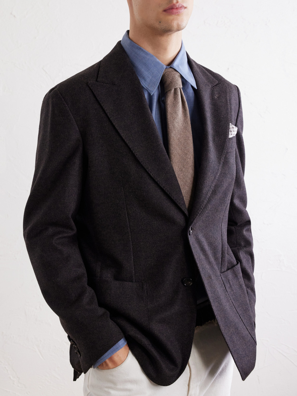 Faro Wool And Cashmere-Blend Blazer