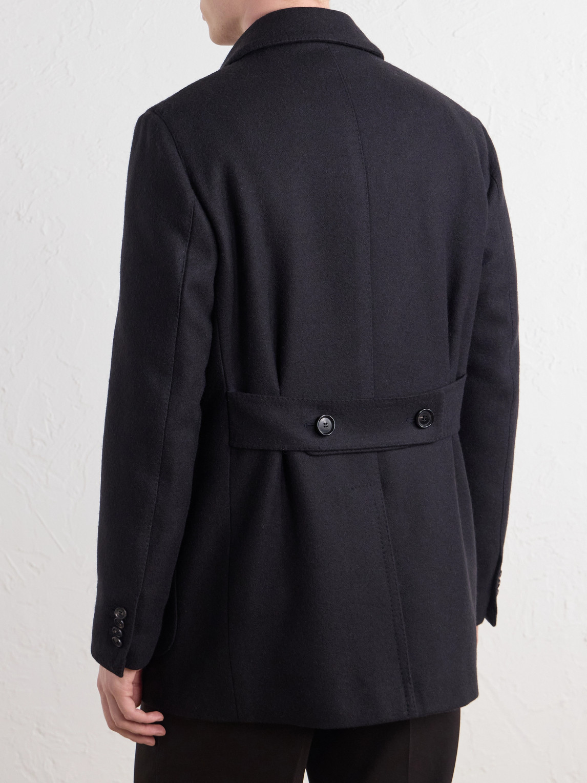 Double-Breasted Virgin Coat