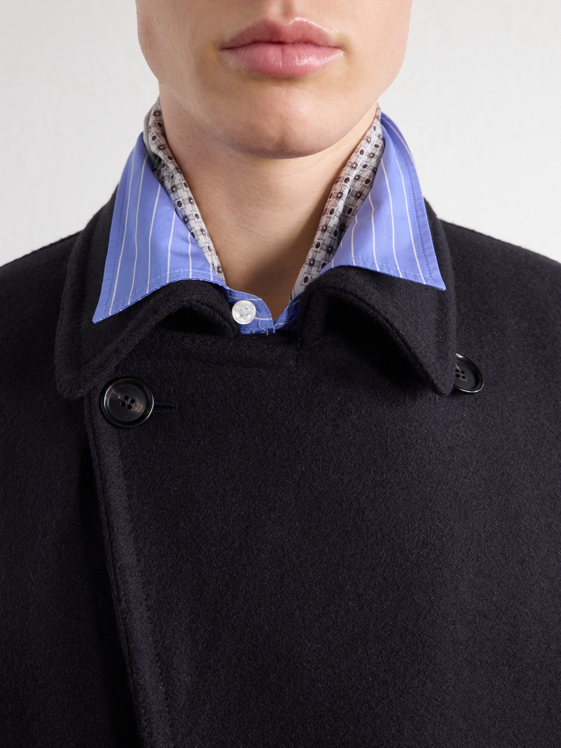 Double-Breasted Virgin Coat