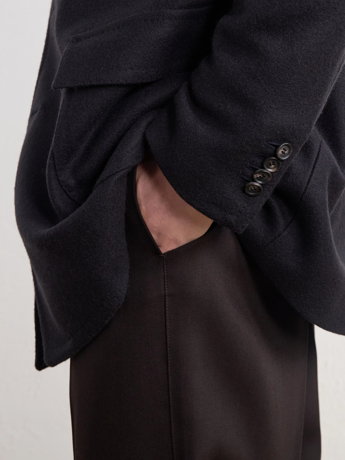 Double-Breasted Virgin Coat