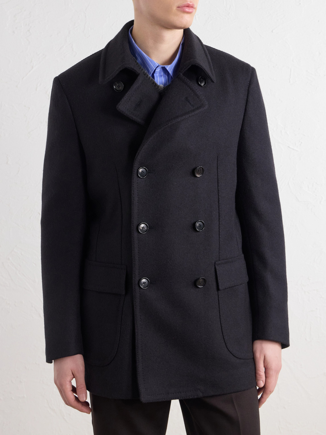 Double-Breasted Virgin Coat