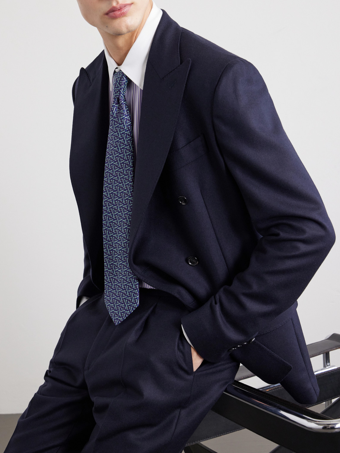 Sorrento Wool-Twill Suit Jacket