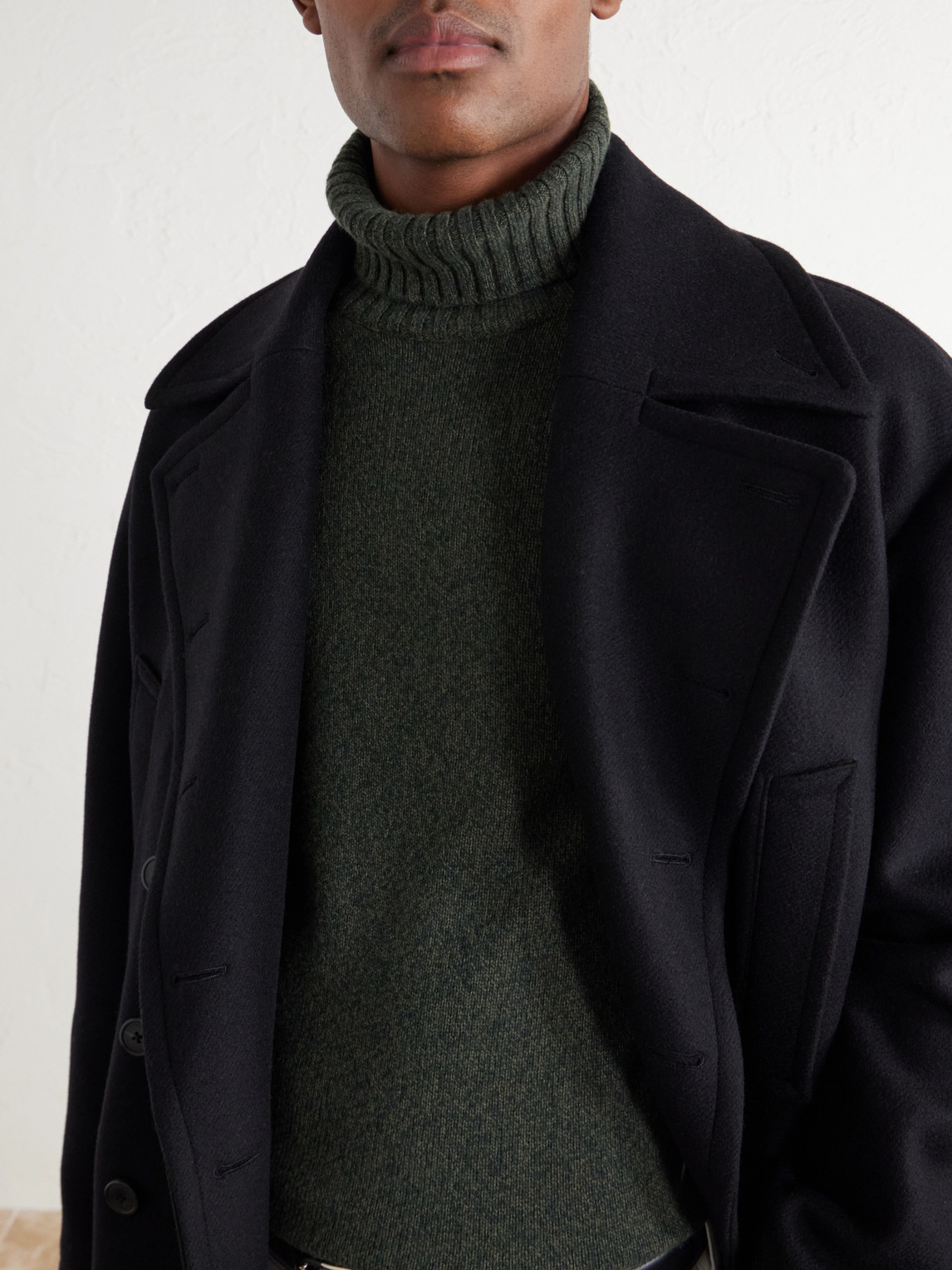 Merino Wool And Cashmere-Blend Rollneck Sweater