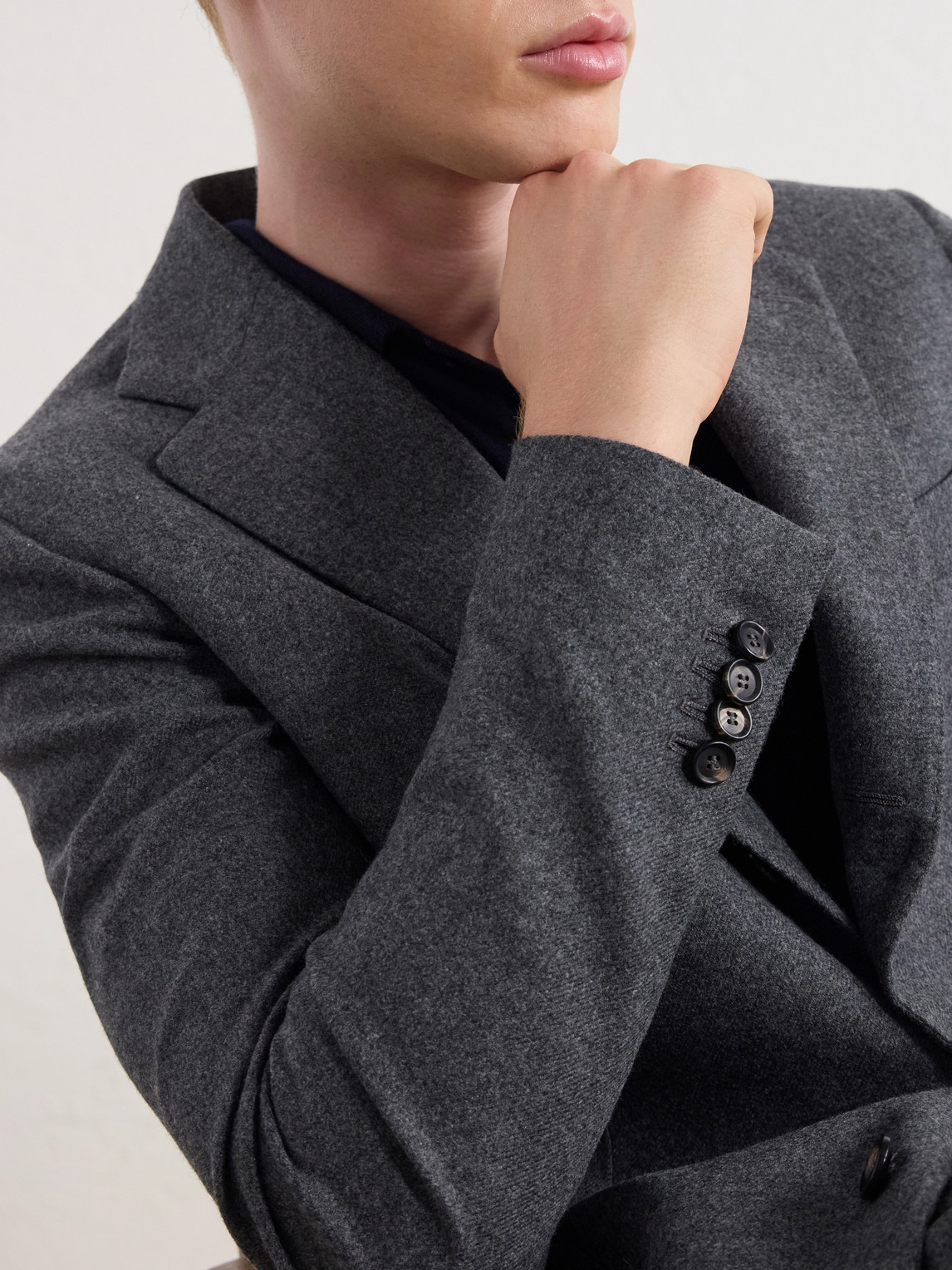 Posillipo Wool And Cashmere-Blend Suit Jacket