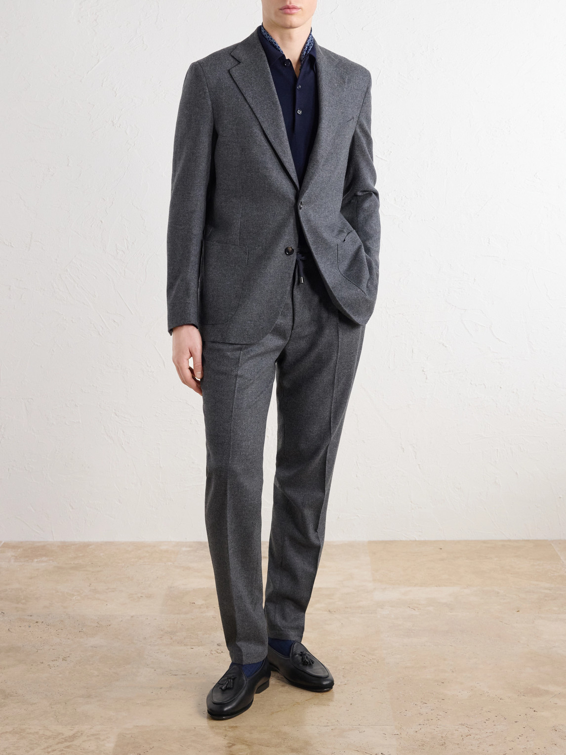 Posillipo Wool And Cashmere-Blend Suit Jacket